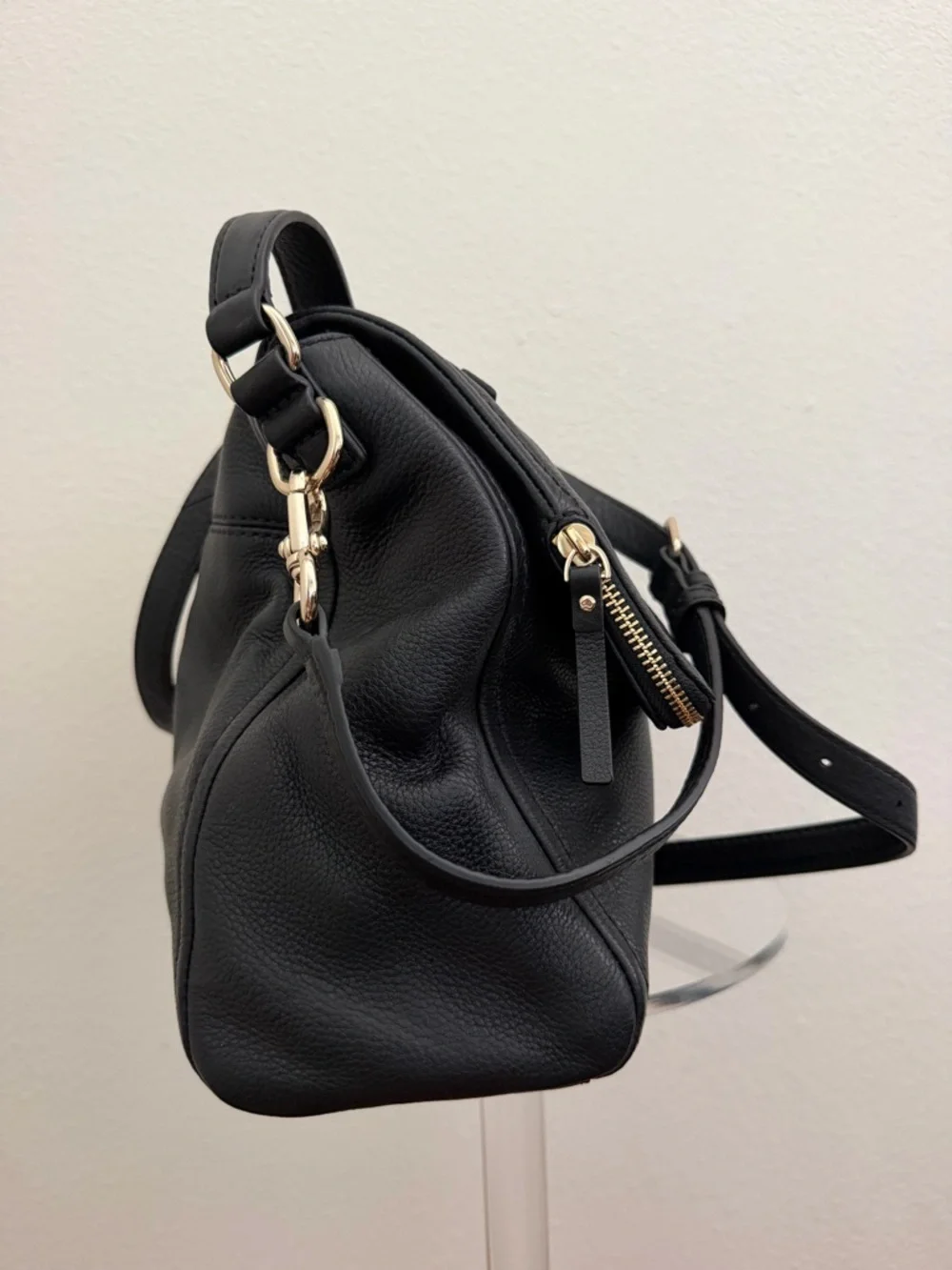 kate spade Black cobble hill toddy Pebbled Leather Shoulder Bag crossbody - Picture 4 of 7